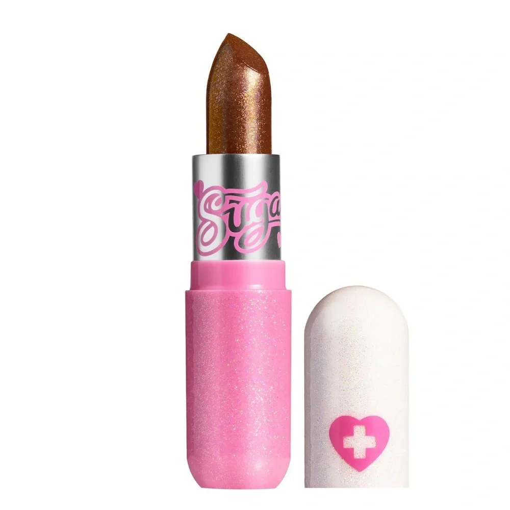 NWT Sugarpill: Rare! Gravity Purple Glitter Pigmented Lipstick
